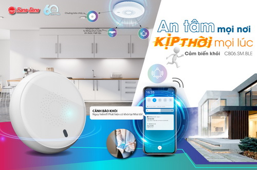 HƯỚNG DẪN SỬ DỤNG CẢM BIẾN KHÓI CB06.SM.BLE